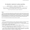 On Dependent Randomized Rounding Algorithms