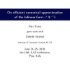On Efficient Numerical Approximation of the Bilinear Form c*A-1b
