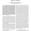 On Evaluating and Publishing Data Concerns for Data as a Service