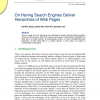 On Having Search Engines Deliver Hierarchies of Web Pages