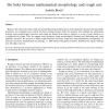 On links between mathematical morphology and rough sets