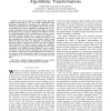 On multiple-voltage high-level synthesis using algorithmic transformations