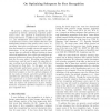 On optimizing subspaces for face recognition