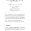 On parallel block algorithms for exact triangularizations