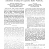 On performance evaluation of cooperative spectrum sensing in cognitive radio networks