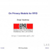 On Privacy Models for RFID