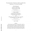 On properties of theories which preclude the existence of universal models