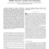 On Secrecy Performance of Antenna-Selection-Aided MIMO Systems Against Eavesdropping