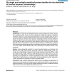 On single and multiple models of protein families for the detection of remote sequence relationships