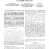 On Strategies for Source Information Transmission over MIMO Systems