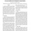 On test conditions for the detection of open defects