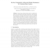 On the Complexity of Iterated Weak Dominance in Constant-Sum Games