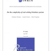 On the complexity of real solving bivariate systems