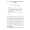 On the Complexity of the Asymmetric VPN Problem