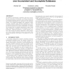 On the decidability and complexity of query answering over inconsistent and incomplete databases