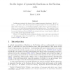On the degree of symmetric functions on the Boolean cube