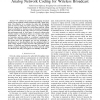 On the delay and throughput of digital and analog network coding for wireless broadcast
