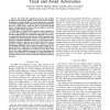 On the Design and Use of a Micro Air Vehicle to Track and Avoid Adversaries