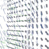On the Differential Geometry of 3D Flow Patterns: Generalized Helicoids and Diffusion MRI Analysis