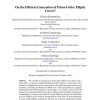 On the Efficient Generation of Prime-Order Elliptic Curves
