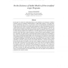 On the existence of stable models of non-stratified logic programs