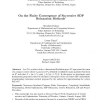 On the finite convergence of successive SDP relaxation methods