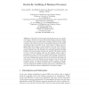 On-the-Fly Auditing of Business Processes