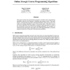 On the Generalization Ability of Online Strongly Convex Programming Algorithms