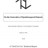 On the Generation of Spatiotemporal Datasets