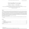 On the Learnability of Vector Spaces