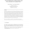 On the minimization of XML Schemas and tree automata for unranked trees