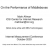 On the performance of middleboxes