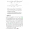 On the Possibility and the Impossibility of Message-Driven Self-stabilizing Failure Detection