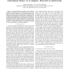 On the probability density function of the derotated phase of complex wavelet coefficients
