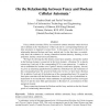 On the relationship between fuzzy and Boolean cellular automata