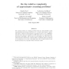 On the relative complexity of approximate counting problems