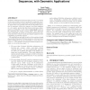 On the structure and composition of forbidden sequences, with geometric applications