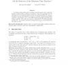 On the Structure of the Minimum Time Function