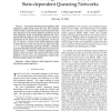 On the system optimum of traffic assignment in M/G/c/c state-dependent queueing networks