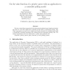 On the value function of a priority queue with an application to a controlled polling model
