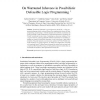 On Warranted Inference in Possibilistic Defeasible Logic Programming