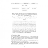 Online Maintenance of k-Medians and k-Covers on a Line