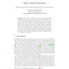 Online Negative Databases