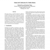 Online Self-Calibration for Mobile Robots