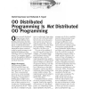 OO Distributed Programming is Not Distributed OO Programming