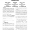 Opening up access to online documents using essentiality tracks