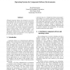 Operating Systems for Component Software Environments