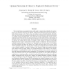 Optimal Allocation of Clients to Replicated Multicast Servers