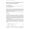 Optimal Control of a Well-Stirred Bioreactor in the Presence of Stochastic Perturbations