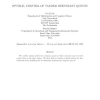 Optimal control of tandem reentrant queues